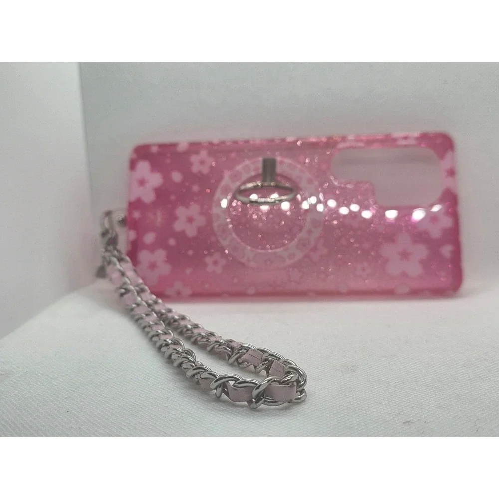 Velvet Caviar Cherry Blossom Glitter Samsung Galaxy S25 Ultra Case & Set USED